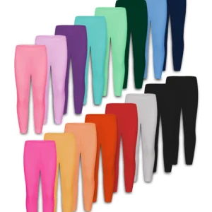 Random 10 colors girls stretchy leggings