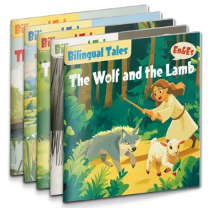 Children's Bilingual Fable Storybook Set