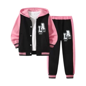 Girls Hoodie Pants Set Children Casual Wear